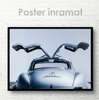 Poster - Classic Mercedes, 90 x 60 см, Framed poster on glass, Transport