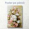 Poster - Provence roses, 30 x 60 см, Canvas on frame