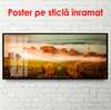 Poster - Autumn morning park, 150 x 50 см, Framed poster