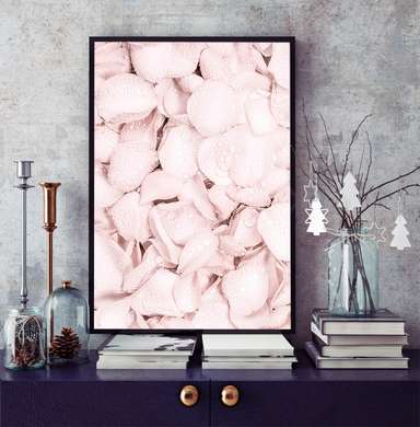 Poster - Rose petals, 30 x 45 см, Canvas on frame