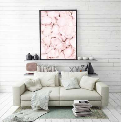 Poster - Rose petals, 30 x 45 см, Canvas on frame