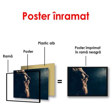 Poster - Rock, 90 x 60 см, Framed poster