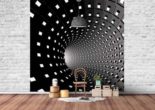 Wall Mural - Mysterious tunnel