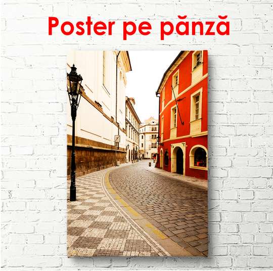 Poster - Stradă frumoasă, 30 x 60 см, Panza pe cadru