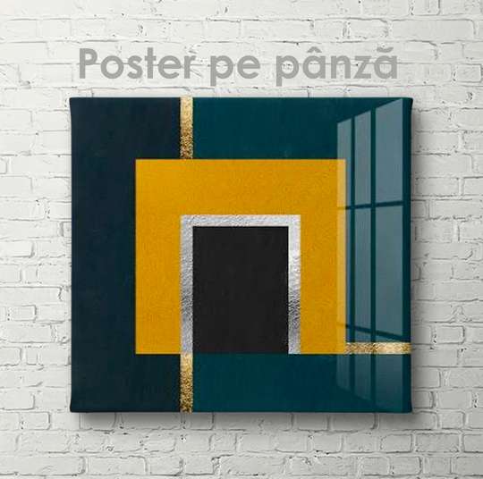 Poster - Pictură minimalistă modernă, 40 x 40 см, Panza pe cadru, Abstracție