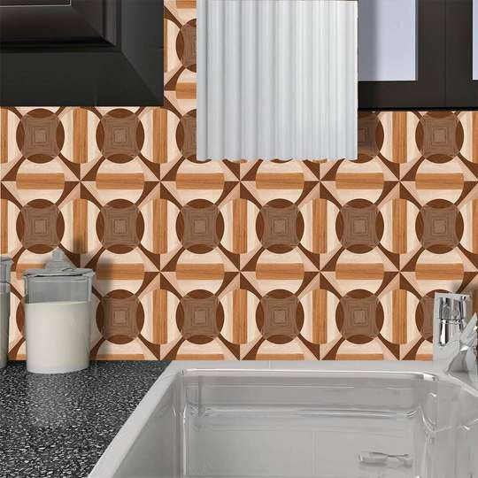 Brown ceramic tiles