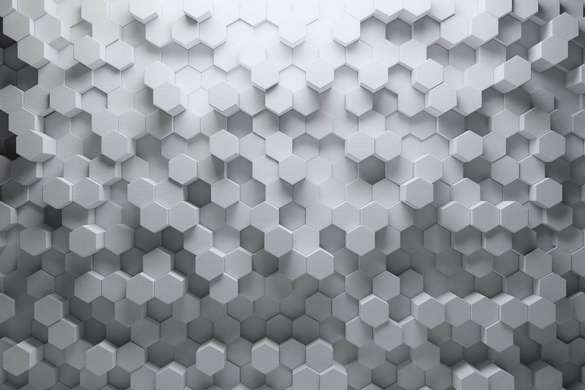 3D Wallpaper - Texture of hexagons