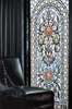 Autocolant pentru Ferestre, Vitraliu decorativ cu mosaica, 60 x 90cm, Transparent, Autocolant Vitraliu