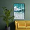 Poster - Ocean wave, 50 x 75 см, Framed poster on glass, Marine Theme