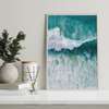 Poster - Ocean wave, 50 x 75 см, Framed poster on glass, Marine Theme