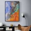 Poster - Shades of the Rainbow, 60 x 90 см, Framed poster on glass