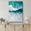 Poster - Ocean wave, 50 x 75 см, Framed poster on glass, Marine Theme