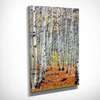 Poster - Birches, 60 x 90 см, Framed poster on glass, Art
