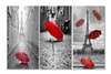 Tablou Modular, O umbrelă roșie., 70 x 50