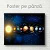 Poster - Sonnensystem, 90 x 60 см, Framed poster on glass, Cosmic Space