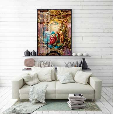 Poster - Religious portrait, 30 x 45 см, Canvas on frame