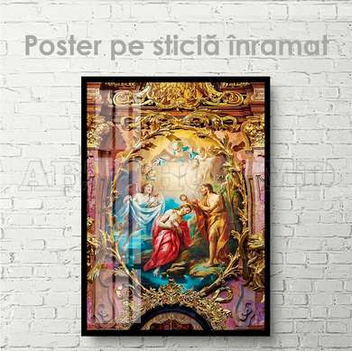 Poster - Portret religios, 30 x 45 см, Panza pe cadru, Religie