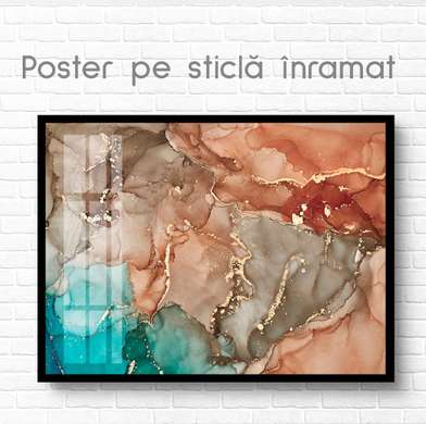 Poster - Indigo Art, 90 x 60 см, Poster inramat pe sticla
