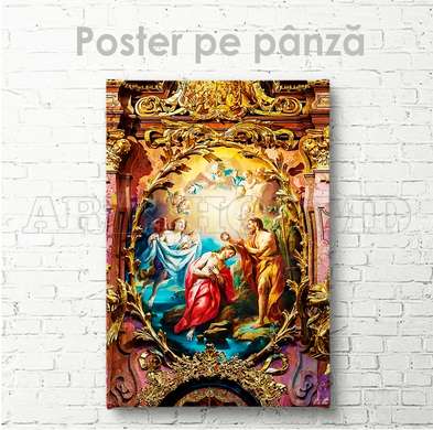 Poster - Portret religios, 30 x 45 см, Panza pe cadru, Religie