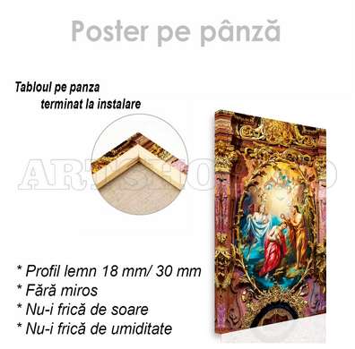 Poster - Portret religios, 30 x 45 см, Panza pe cadru, Religie