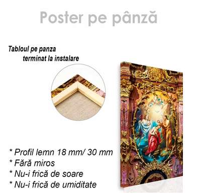 Постер - Религиозный портрет, 30 x 45 см, Холст на подрамнике