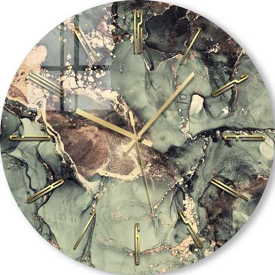 Glass clock - Cool shades, 40cm