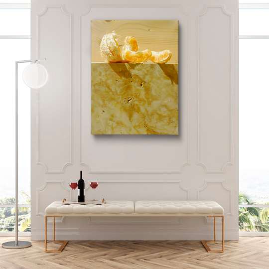 Poster, Felii de mandarină, 30 x 45 см, Panza pe cadru
