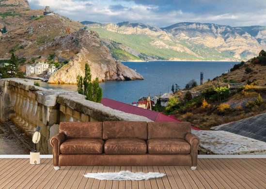Wall Mural - Sea and mountain landscape