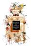 Постер - Coco Chanel- Eau de Parfum, 60 x 90 см, Постер на Стекле в раме, Гламур