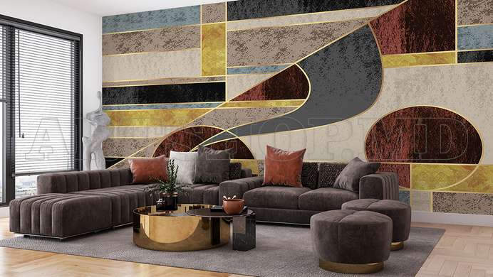 Wall mural - Multicolored geometric elements