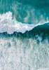 Poster - Ocean wave, 50 x 75 см, Framed poster on glass, Marine Theme