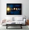 Постер - Солнечная система, 90 x 60 см, Постер на Стекле в раме, Космос