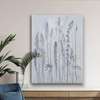 Poster - Gray plants, 60 x 90 см, Framed poster on glass, Botanical