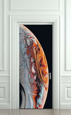3D door sticker, Saturn, 60 x 90cm, Door Sticker
