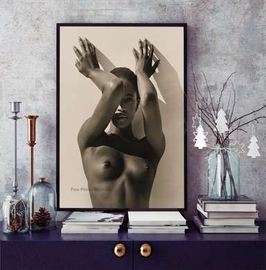 Poster - African Nude, 30 x 45 см, Canvas on frame, Nude