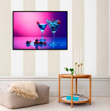 Poster - Cocktails, 45 x 30 см, Canvas on frame