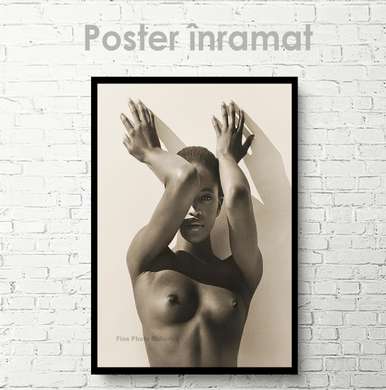 Poster - African Nude, 30 x 45 см, Canvas on frame, Nude