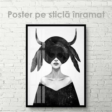 Poster - Maleficent, 60 x 90 см, Poster inramat pe sticla