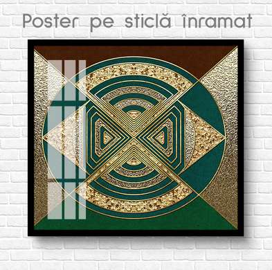 Poster - Abstract geometry, 40 x 40 см, Canvas on frame