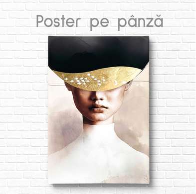 Poster - Privirea ascunsă 2, 30 x 45 см, Panza pe cadru