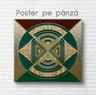 Poster - Abstract geometry, 40 x 40 см, Canvas on frame