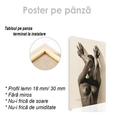 Poster - NUDE African, 30 x 45 см, Panza pe cadru, Nude