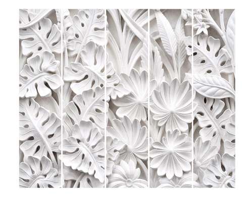 Screen - White leaves, 7