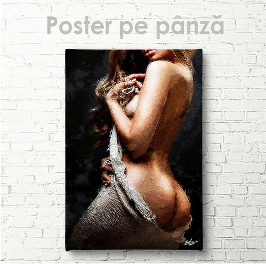 Poster - Dezgolită frumos, 30 x 45 см, Panza pe cadru