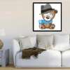 Poster - Domnul ursuleț de pluș, 40 x 40 см, Panza pe cadru, Pentru Copii