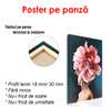 Poster - Coafură florală, 60 x 90 см, Poster înrămat, Glamour