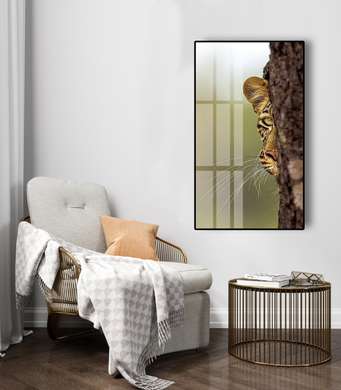 Poster, Gaze of the Predator, 30 x 45 см, Canvas on frame, Animals