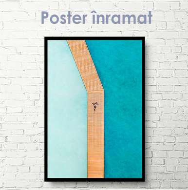 Poster - Drumul pe apă, 30 x 60 см, Panza pe cadru