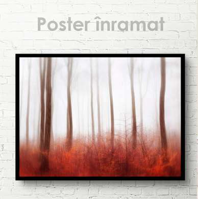 Poster - Autumn forest landscape, 45 x 30 см, Canvas on frame