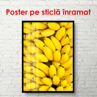 Poster - Banane, 45 x 90 см, Poster înrămat, Alimente și Băuturi